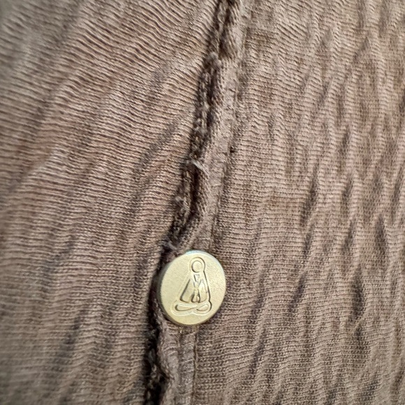 Neon Buddha Cowl Neck Long Sleeve Tunic Pullover Top SMALL Gray - Picture 6 of 6